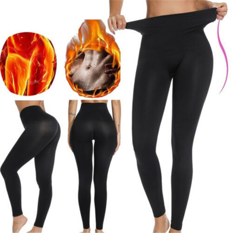 Enkla leggings med hög midja