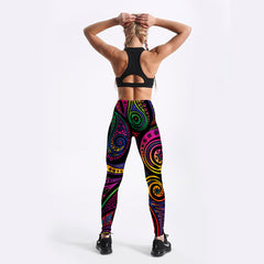 Printed leggings - Women's Stylish Sports Pencil Pants