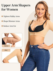 Upper Arm Shapers for Women Compression Sleeves Post Surgery Shapewear Tops Posture Corrector Arm Slimmer Vest