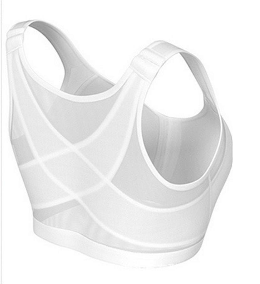 Size Sports Front Button Bras -  Plus Size No Steel