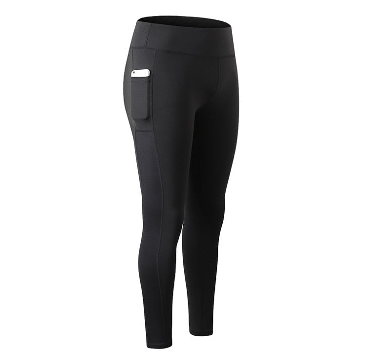 Sports Leggings - Women Yoga Pant With Pockets & High Waist Fitness