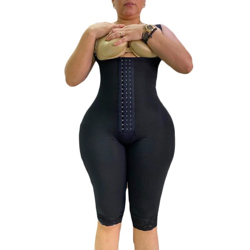 Kvinnlig Body Shaper Knähöjd kompressionsbälte