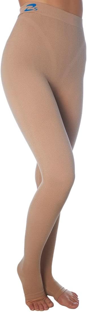 High compression leggings for lipedema and lymphedema support.