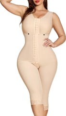 Fajas Colombianas Moldeadoras Shapewear Tummy Control Body Shaper in beige.