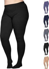 Compression pantyhose for women, 20-30 mmHg, available in multiple colors, supports varicose veins and swelling relief.