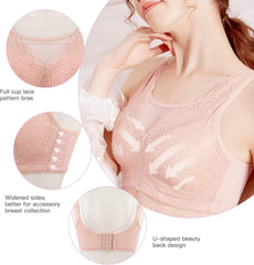Post Mastectomy Bra for Women,Post Surgery Bra with Pocket Wireless Prosthetic Bras for Mastectomy Breast Forms Everyday